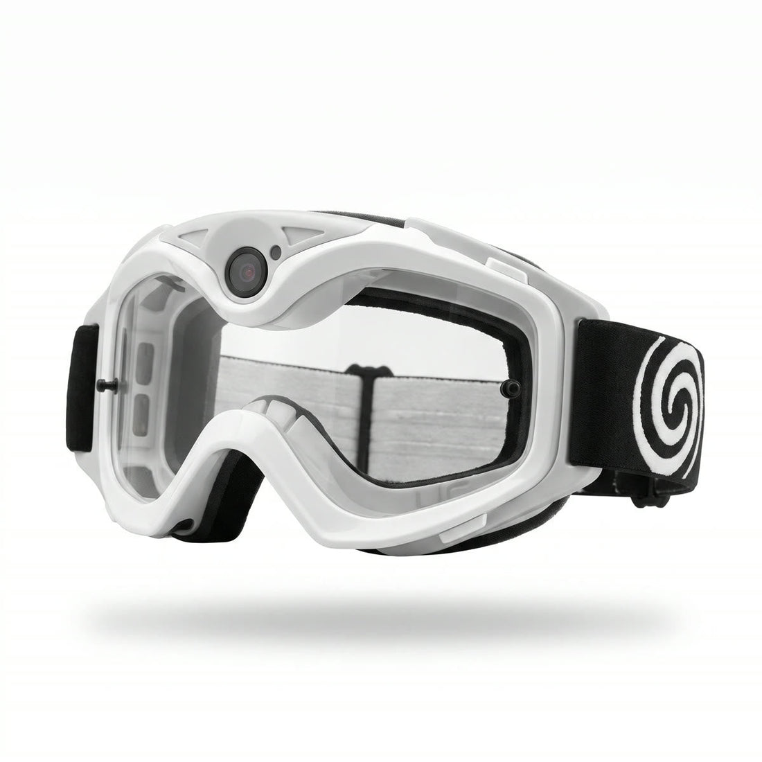 Dirt Vision POV Goggles, front three-quarter view
